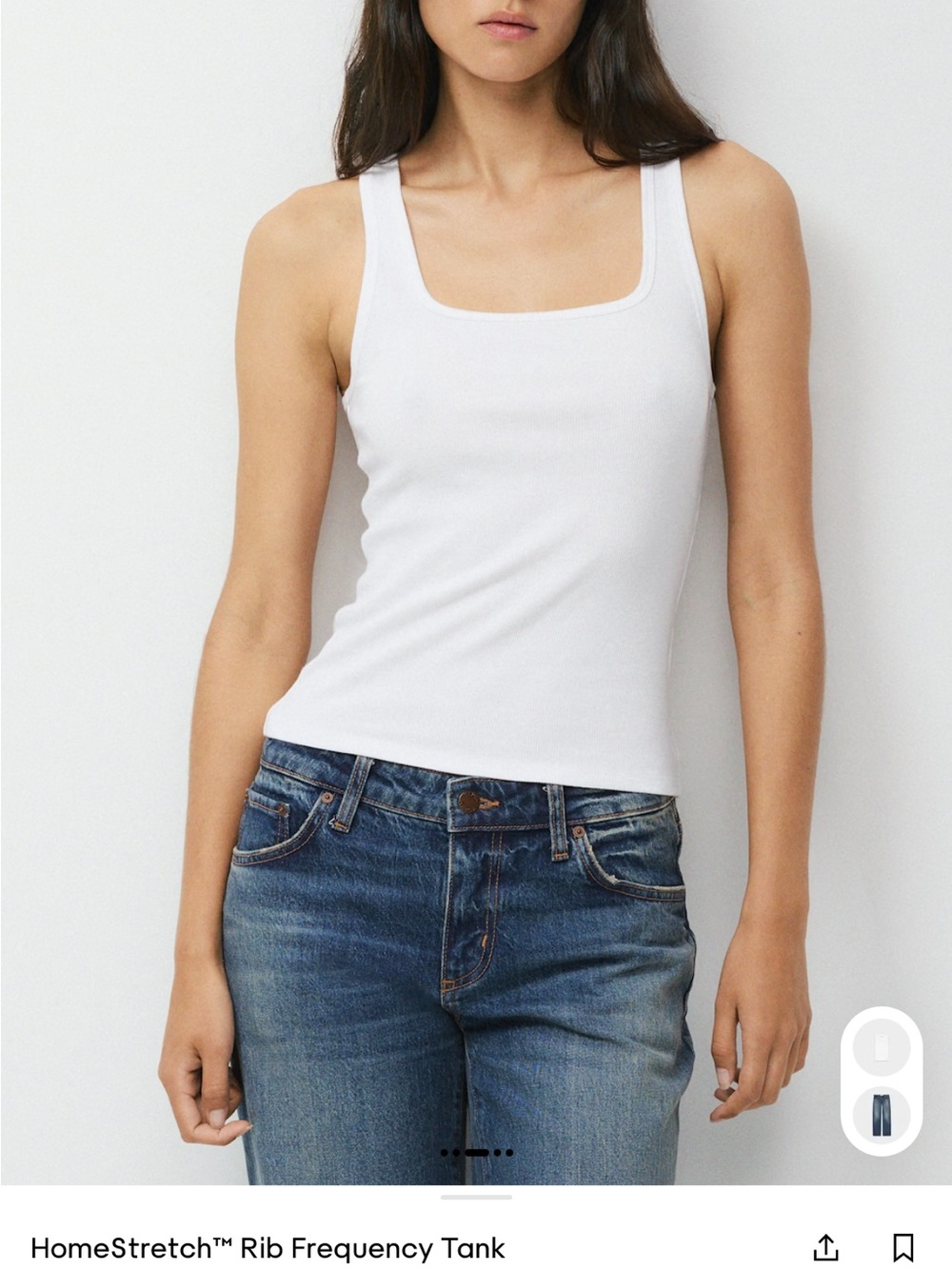 Aritzia White Tank